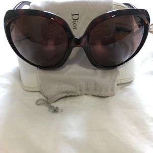 Dior Glossy1 Oversized Retro Sunglasses
